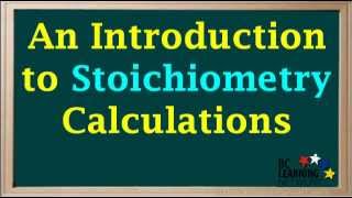 WCLN  Introduction to Stoichiometry  Chemistry [upl. by Novikoff287]