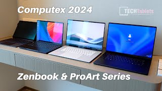 ASUS Zenbook S 16 ProArt P16 ProArt PX13 amp PZ13 HandsOn Computex 2024 [upl. by Lepp671]