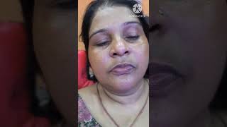 Papaya facial for pigmentationfacial pigmentation makeup makeupbyalisha skincare youtube look [upl. by Nivlak]