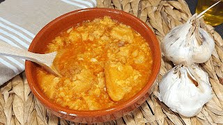 SOPAS DE AJO 🧄🧄 NO sopa castellana  Receta ORIGINAL  Receta TRADICIONAL [upl. by Viridis628]