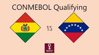 Bolivia vs Venezuela  South American Qualifying [upl. by Lledualc]