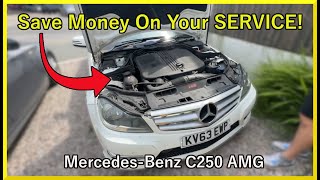 How to SERVICE a Mercedes for CHEAP W204 C200 C220 amp C250 [upl. by Ayeki]