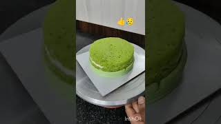 Beautiful cake design and green velvet cake 🎂🎂 [upl. by Rramo]