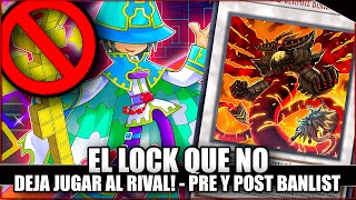 EL LOCK QUE NO DEJA JUGAR AL RIVAL EN PRE Y POST BANLIST  YUGIOH duellinks [upl. by Dnilasor587]