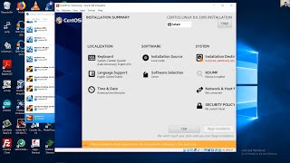 Install CentOS 8 Server on Virtualbox  Only Command Line Interface [upl. by Lemkul]