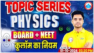 NEET 2025  Class 12 Physics Coulombs Law  NEET amp Board Exam Physics Imp Topics By Rohit Sir [upl. by Assennej268]