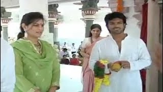 ఉపాసన రామ్ చరణ్ మొదటి కలయిక Ram Charan amp Upasana Kamineni Family At Pooja Unseen Video [upl. by Hgielsel]