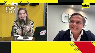 Marcelo Benitez CEO Millicom con Mabel Rehnfeldt en A la Gran 730 ABCTV [upl. by Iramo]