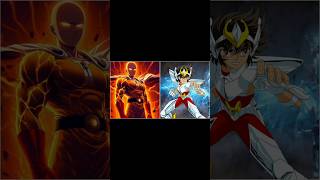 Saitama Full Power VS Seiya All Forms Saint Seiya  Fan Animation Game [upl. by Ahsertal]