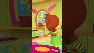 Cinq Petits Singes shorts reels cartoon fivelittlemonkeys kids entertainment [upl. by Fitzger120]