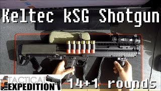 Keltec KSG Shotgun Mesa Tactical Side Saddle 【Gun8】 [upl. by Nawoj]