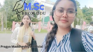 First Day MSc😍Class In ddu ddugorakhpur vlogvideo minivlog pragyavlogs msc postgraduation [upl. by Gerard]