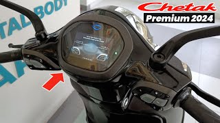 Finally Bajaj Chetak Premium 2024 Launched💥  New TFT Display  5 Big Updates  New Range  Price [upl. by Adnek51]