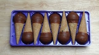 Milka Ice Cream MiniCones Eishörnchen Vanilla [upl. by Annoyt666]