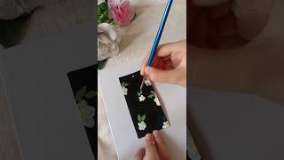 DIY Pretty Book Mark😍 Easy Method🌼🌿 Anams Creation shortsstatisfyingtrendingshorts [upl. by Hannahoj589]