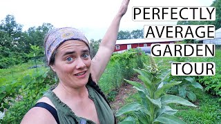 Perfectly Average Garden Tour ADHD Edition  Fermentation Business Update  Fermented Homestead [upl. by Tepper]