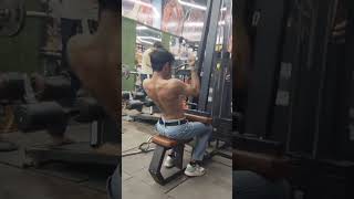 Its a back Day  Gym  Athelete  Back Exercise  motivation backexcercise gymworkout [upl. by Sumaes]