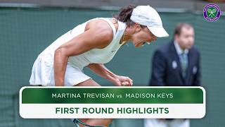 Dramatic second set 😮  Martina Trevisan vs Madison Keys  Highlights  Wimbledon 2024 [upl. by Llehsyar]