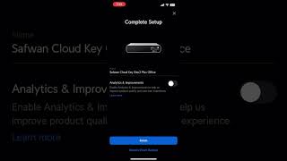 Cloud Key Gen2 plus UniFi network app setup unifi ubiquiti shorts shortsvideo [upl. by Borroff]