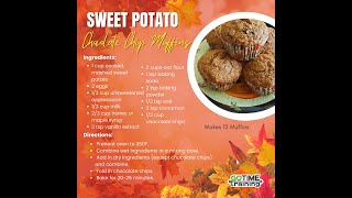 Sweet Potato Chocolate Chip Muffins [upl. by Saleem]