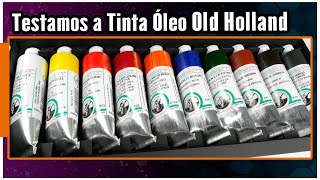 Testamos a Renomada Tinta Óleo Old Holland [upl. by Nevet]