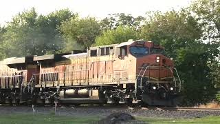 BNSF 603 East in Princeton IL 10224 [upl. by Romito704]