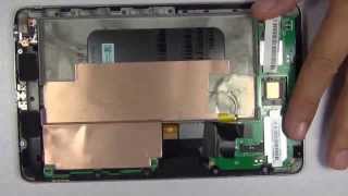 Google Nexus 7 Battery Replacement Procedure [upl. by Nylisoj]