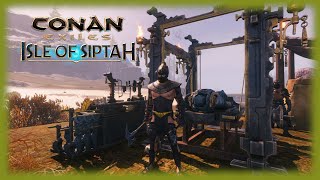 CONAN EXILES Age of Sorcery  EMPEZANDO LOS GOLEMS  GAMEPLAY ESPAÑOL 2023 [upl. by Seerdi]