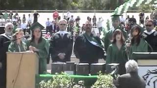 Performing the Star Spangled Banner at High School Graduation [upl. by Ethben]