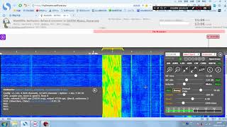 kiwiSDR reception DRM Digital Radio Mondiale [upl. by Eissim]