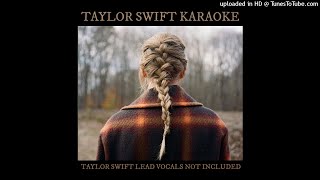 Taylor Swift  long story short Karaoke Version [upl. by Nirroc]