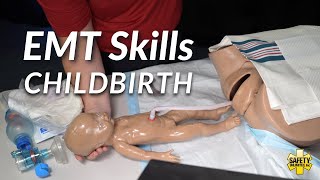 Normal Delivery with Newborn Care  EMT Skill [upl. by Neelhtac]