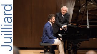 Christian De Luca JS Bachs Italian Concerto  Juilliard Sir András Schiff Piano Master Class [upl. by Maurilia]