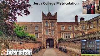 Matriculation at Jesus College Cambridge [upl. by Eatnoled640]