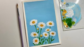 Flower painting tutorialacrylic painting tutorial acrylic painting for beginners [upl. by Asila]