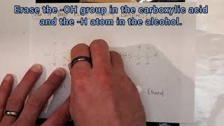 Chemistry  GCSE  Learn This Trick To Draw Esters Perfectly In 1 Minute [upl. by Adest]