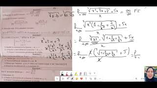 devoir 1 de math de 2bac modèle 3 la continuité et la dérivabilité [upl. by Bethesde460]