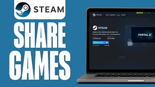 How To Share Games On Steam and Play Together  Steam Family Sharing 2023 [upl. by Gildus]