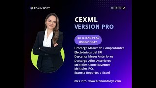 CEXMLPRO DESCARGA MASIVA DE COMPROBANTES ELECTRONICOS DE LA PAGINA DEL SRI [upl. by Idelia]