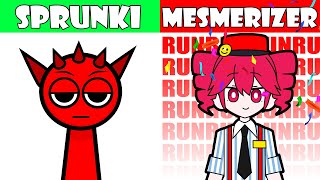 Incredibox Sprunki But MESMERIZER ALL SOUND  Normal vs Horror Version 【初音ミク】メズマライザー [upl. by Eneres732]