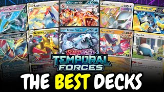 10 Best Pokemon Decks  March 2024 Post Rotation Temporal Forces [upl. by Alleira]