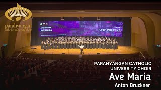 Anton Bruckner  Ave Maria  Parahyangan Catholic University Choir [upl. by Maighdlin]