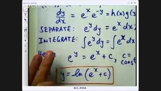 Separable differential equations How to solve [upl. by Nedmac241]