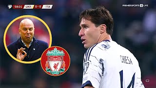 Federico Chiesa vs Ukraine  LIVERPOOL TARGET  All Skills 🔴🔴 [upl. by Madalena]