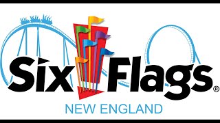 Six Flags New England Full Tour  Agawam Massachusetts [upl. by Novahc]