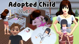 Adopted Child 👶😭 Part 1  Sad Story  Sakura School Simulator [upl. by Allerie]