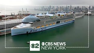 Worlds largest cruise ship sets sail from Miami on maiden voyage [upl. by Grider]