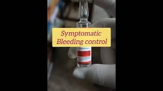 Bleeding control medicine injection medical doctor ampoule short [upl. by Haimes979]