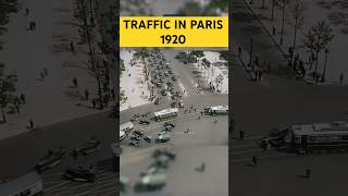 This is how traffic looked in Paris in 1920 What do you notice🤔 [upl. by Ashia]