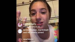 Mackenzie Ziegler singing ORIGINAL song on Instagram live [upl. by Ibbob]